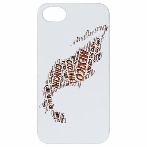 Mexico Word Cloud - Engraved